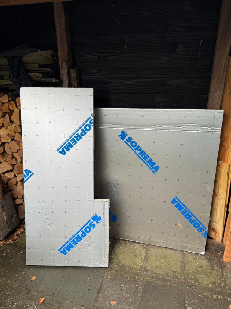 Soprema isolatieplaten, Ophalen, Overige materialen, Minder dan 4 cm, 15 m² of meer