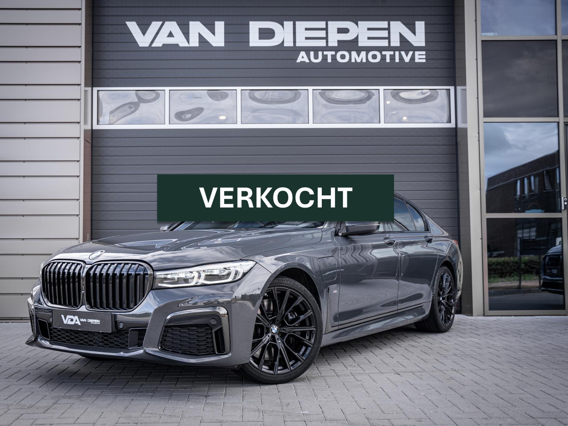 BMW 7-serie 745e High Executive - M-Sport l Dravit Grau l Pa, Auto's, Dealer onderhouden, Achterwielaandrijving, Gebruikt, 394 pk