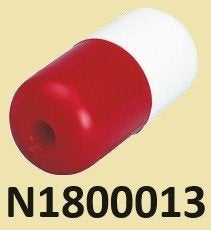 N1800013 Lijndrijver kunststof 140xØ60mm. € 6,95, Watersport en Boten, Ophalen of Verzenden, Nieuw, Overige typen