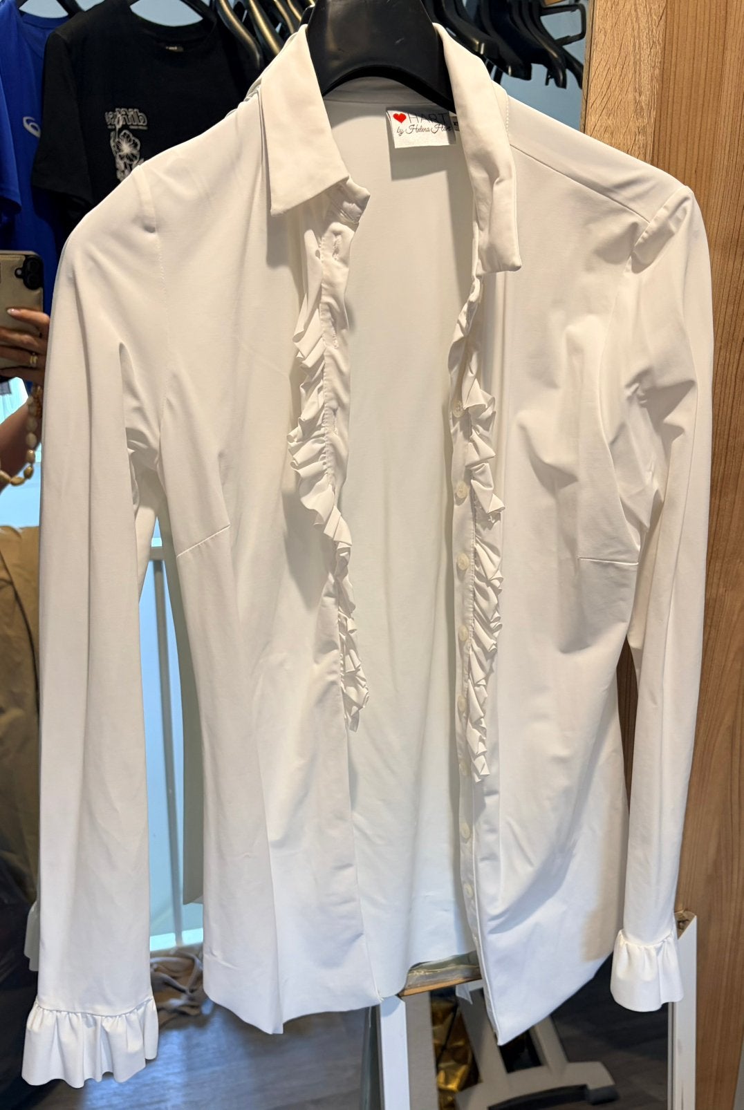 Witte travel blouse Helena Hart, Ophalen of Verzenden, Zo goed als nieuw, Maat 34 (XS) of kleiner, Wit