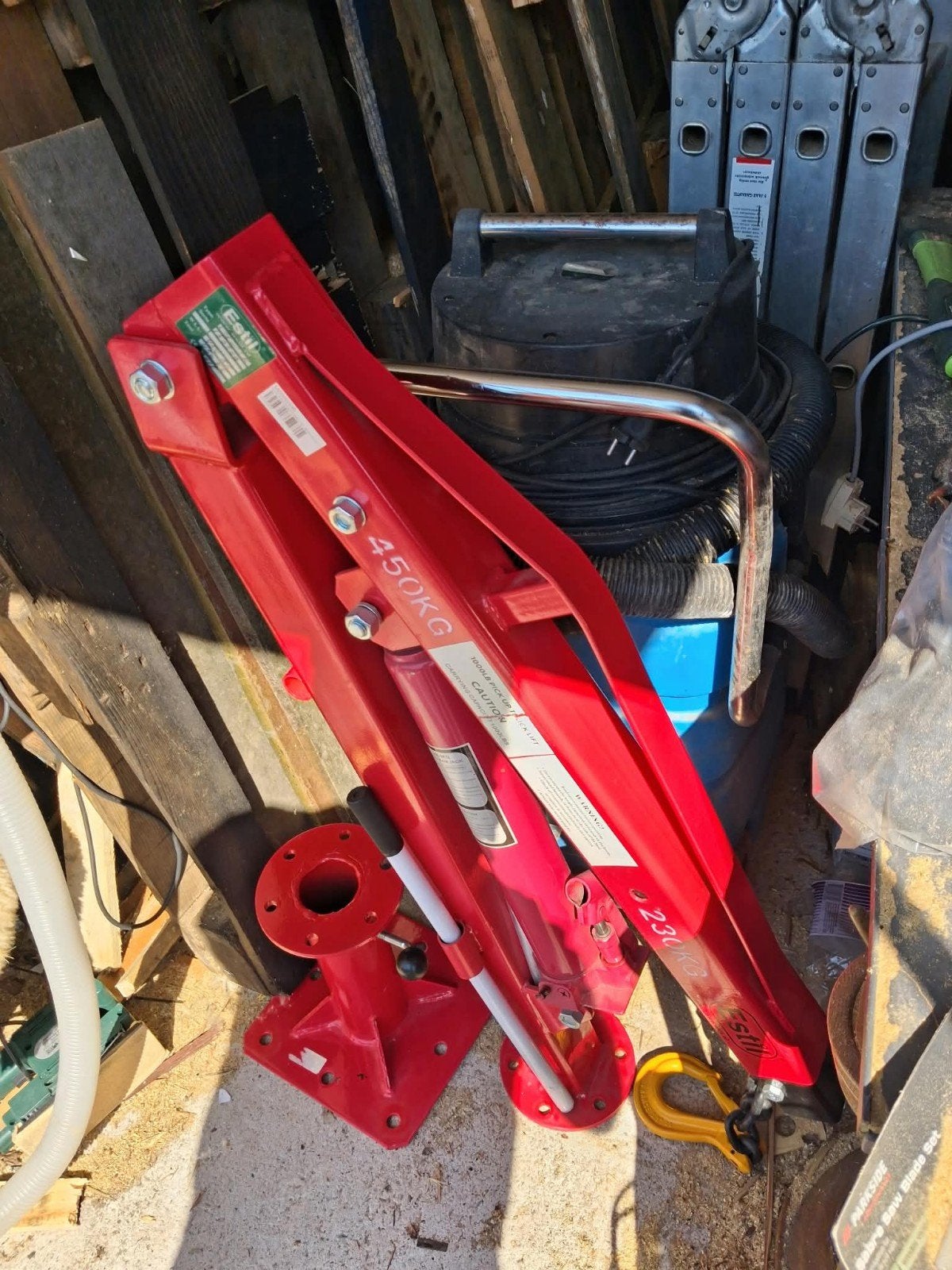 Opvouwbare motorfietslift 450kg, Ophalen of Verzenden, Gebruikt, Handmatig