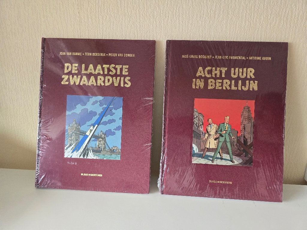 2 delen Blake & Mortimer - Luxe - rood linnen, Meerdere stripboeken, Ophalen of Verzenden, Nieuw