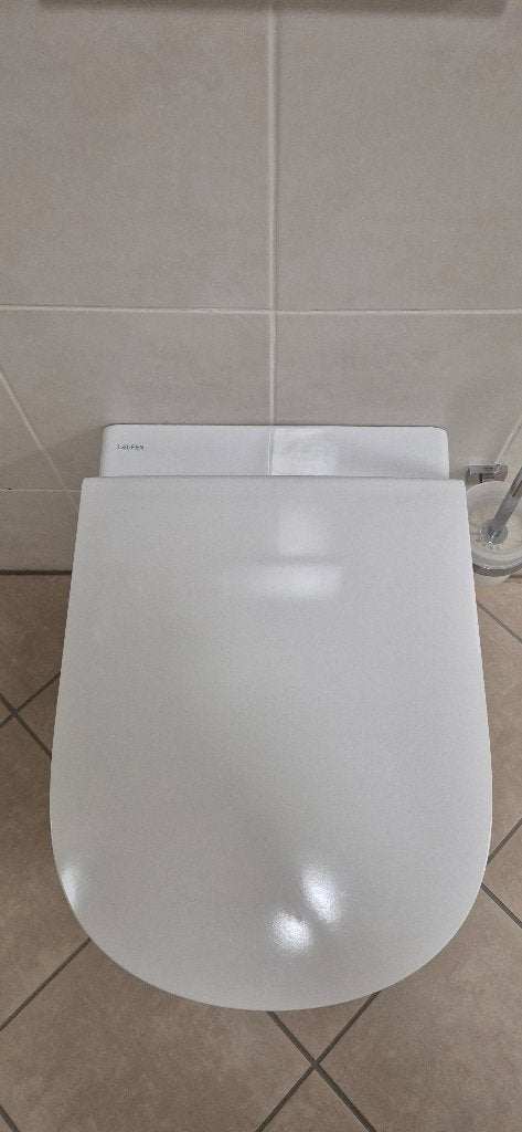 Laufen Lua wandcloset met zitting nieuw!, Ophalen, Nieuw, Steen, Toilet