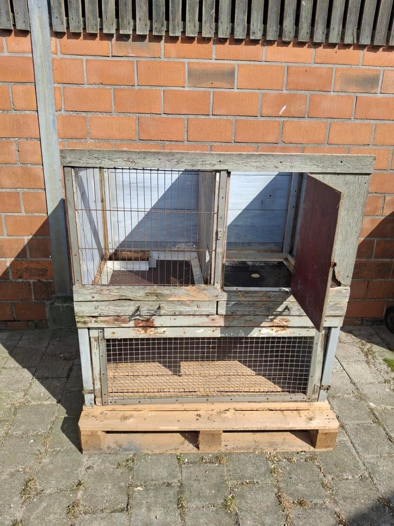 konijnenhok, Dieren en Toebehoren, Knaagdieren en Konijnen | Hokken en Kooien, Ophalen, 110 cm of meer, Hok, 90 cm of meer