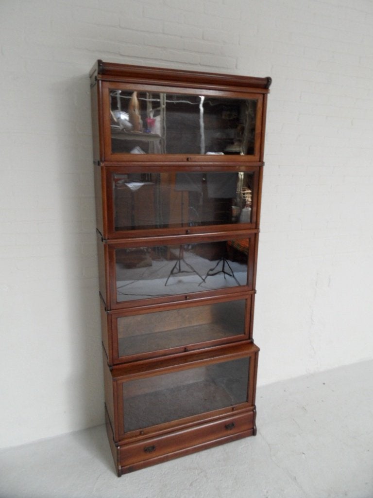 Antieke Globe Wernicke boekenkast  vitrinekast, Ophalen of Verzenden