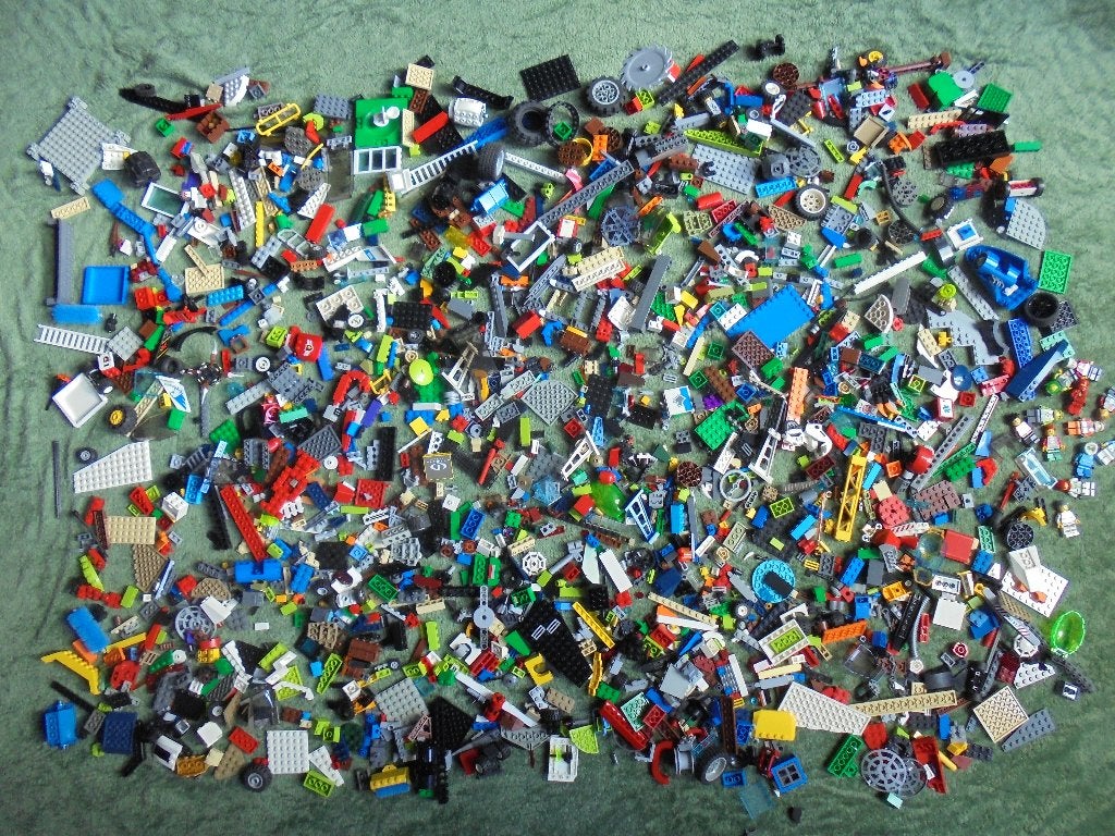 lego partij met poppetjes, City, Lego, Ophalen of Verzenden, Zo goed als nieuw