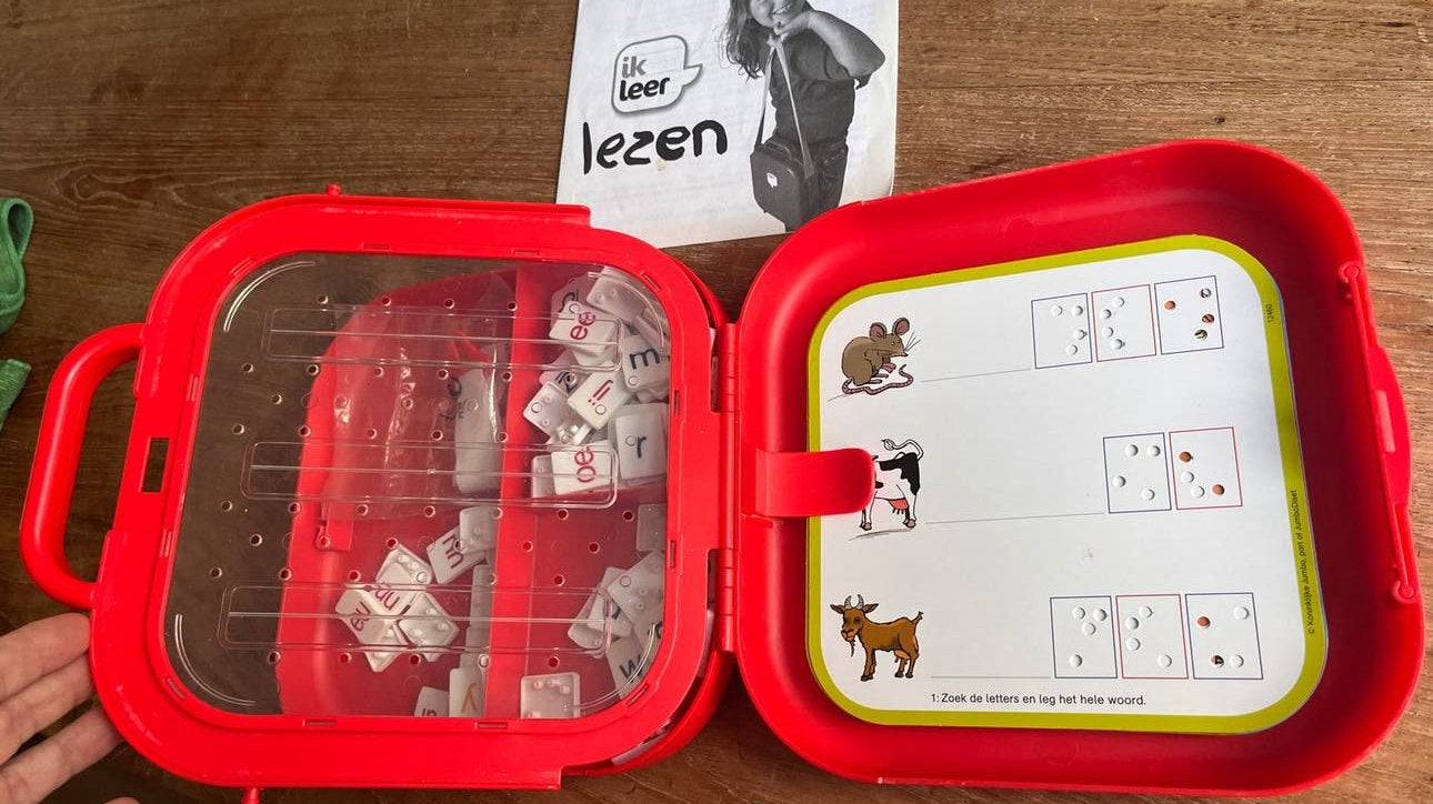 Jumbo Ik leer lezen koffer - Educatief spel, Ophalen of Verzenden, Zo goed als nieuw, Taal en Lezen