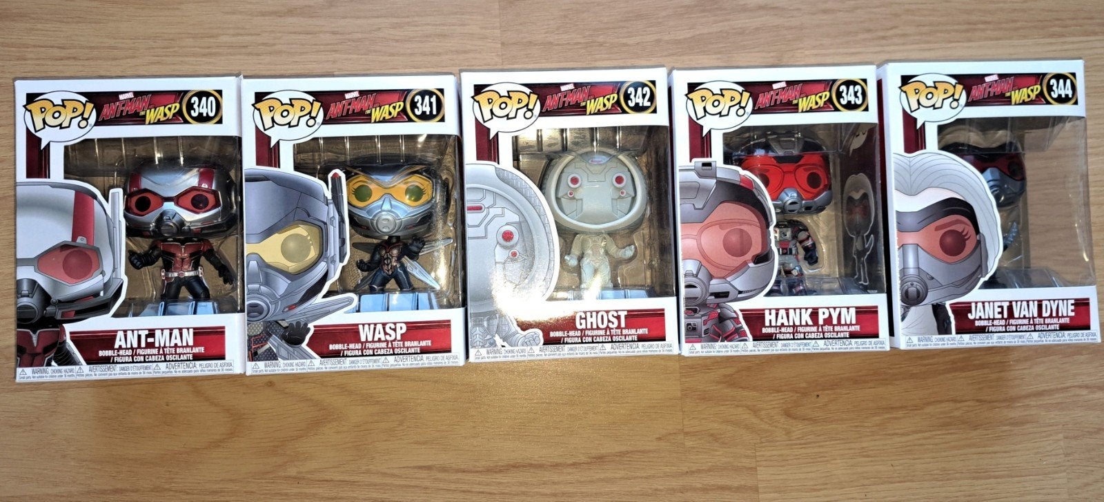 Funko Pop! Ant-Man and the Wasp (5 stuks) - Nieuw in doos, Ophalen of Verzenden, Nieuw