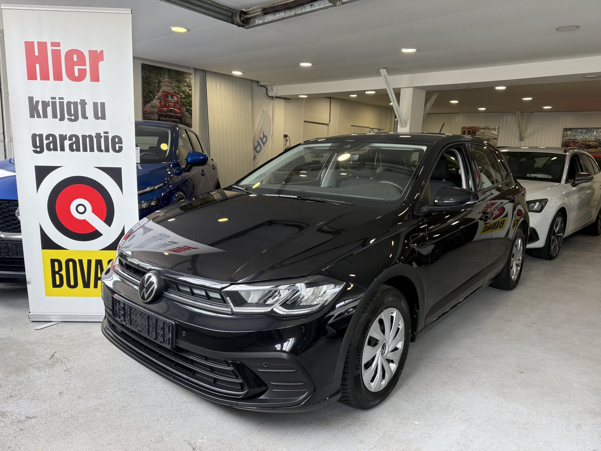 Volkswagen Polo 1.0 TSI Life Business (bj 2022), 580 kg, Zwart, Bedrijf, Handgeschakeld