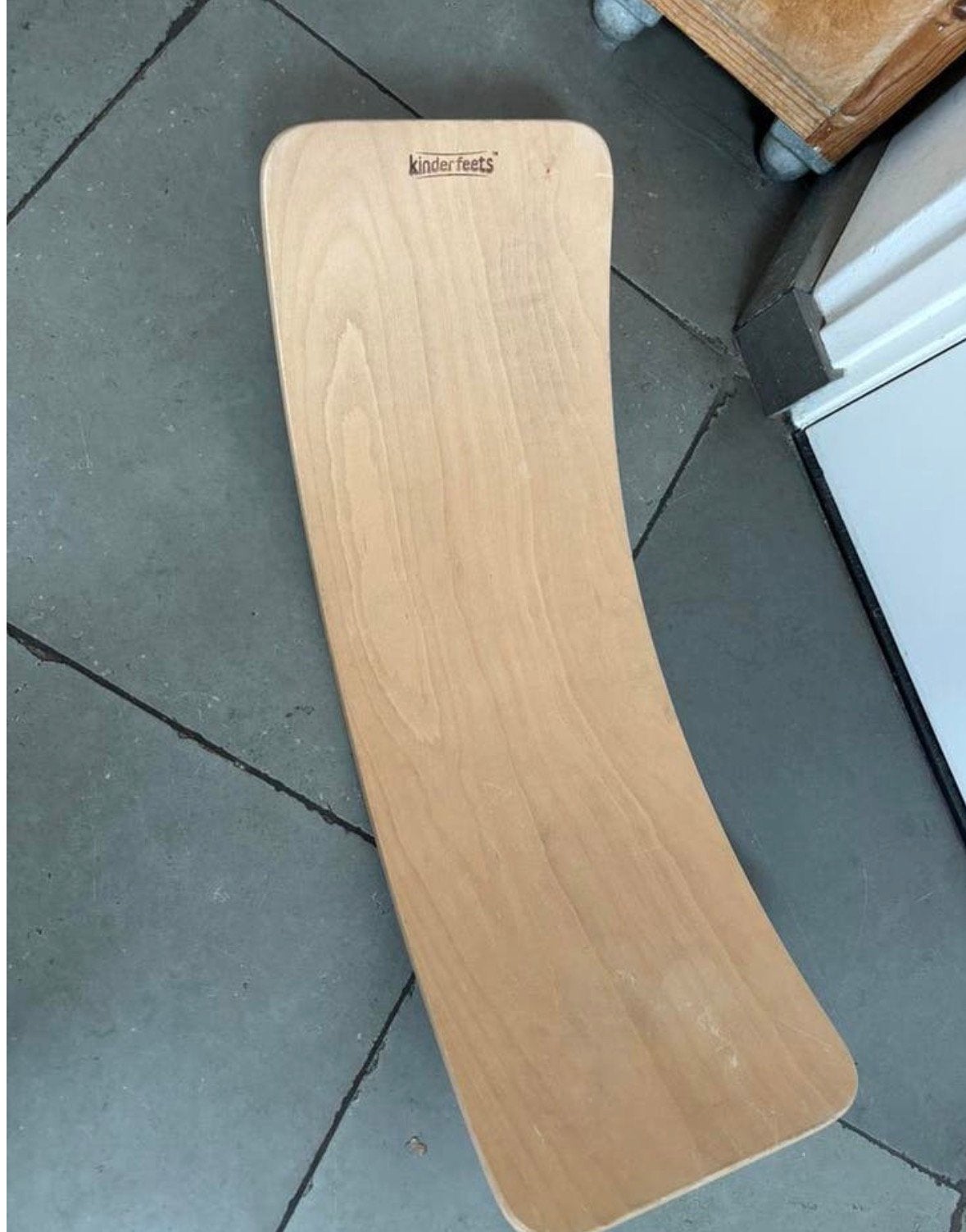Kinderfeets houten balansbord balance board kinderen Naturel, Ophalen, Gebruikt, ., .