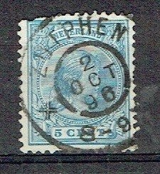 Nederland 1891 nr 35 Prinses Wilhelmina ZUTPHEN gebr, Verzenden, Gestempeld, Koningshuis