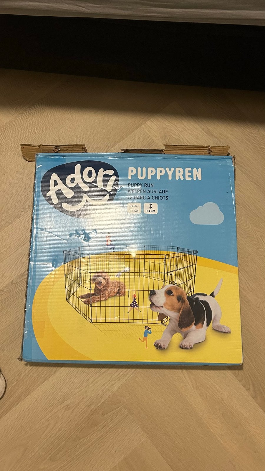 Puppy bench/rek/kooi, Ophalen, Zo goed als nieuw