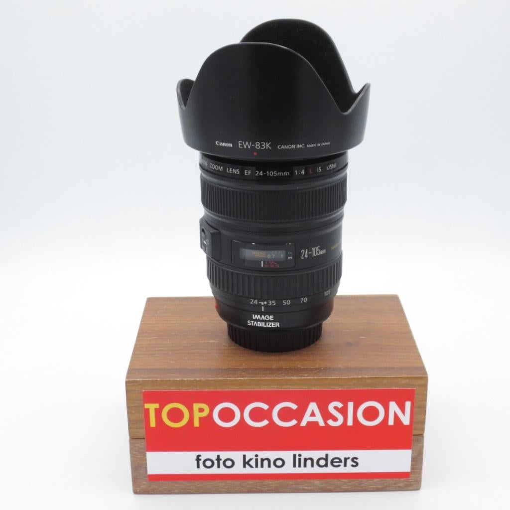 OCCASION: Canon EF 24-105mm F4 L IS USM, Audio, Tv en Foto, Fotografie | Lenzen en Objectieven, Ophalen of Verzenden, Gebruikt