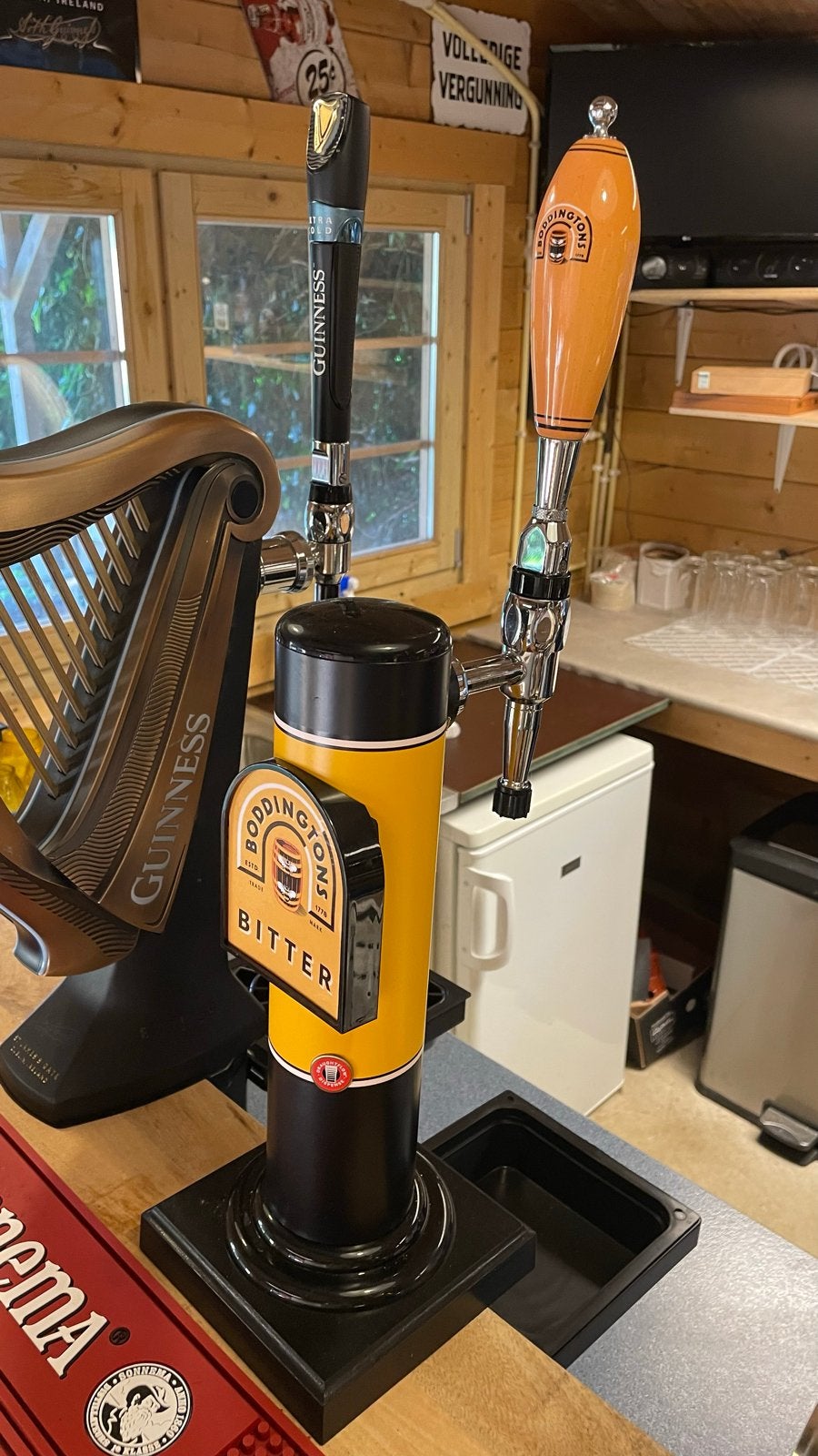 Boddingtons biertap, Ophalen