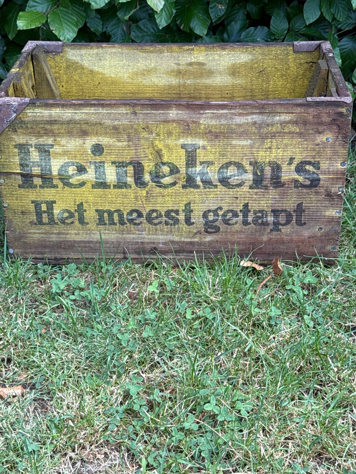 Vintage Heineken's Bierkrat - 'Het meest getapt', Ophalen of Verzenden
