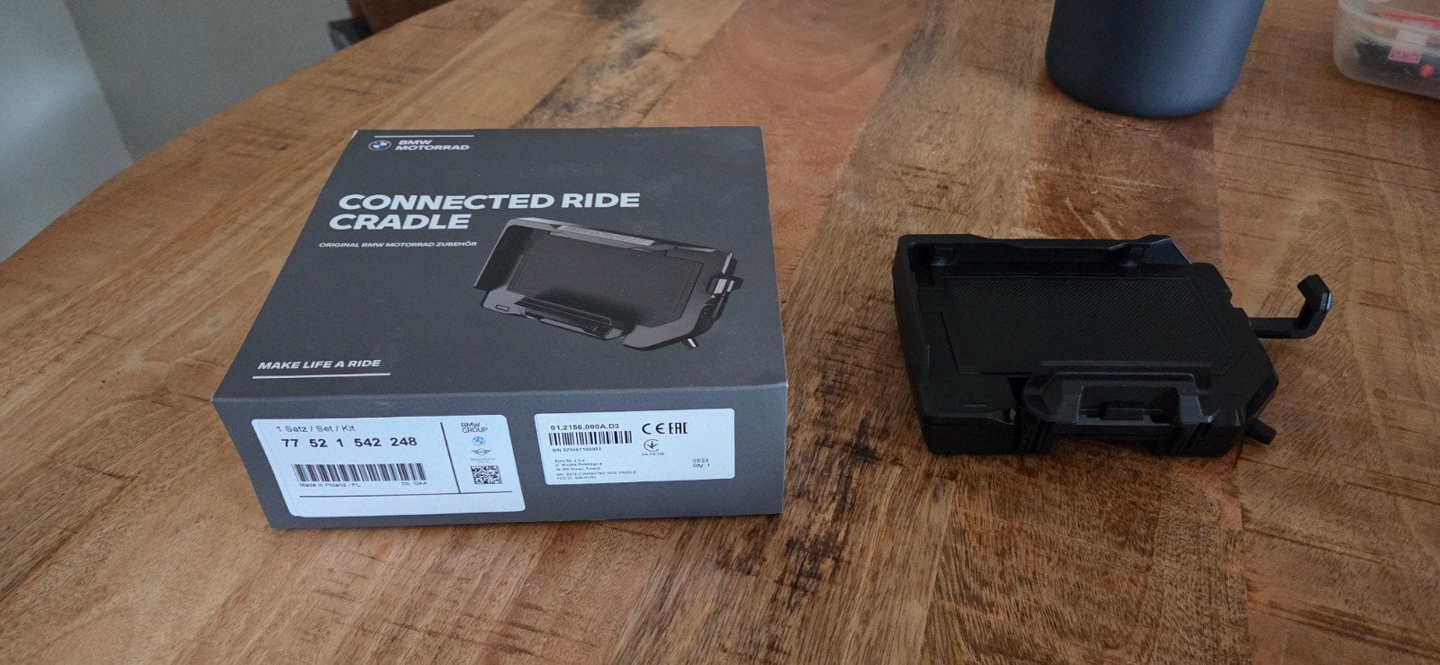 BMW Connected Ride Cradle - Telefoonhouder Motor, Motoren, Ophalen of Verzenden, Zo goed als nieuw