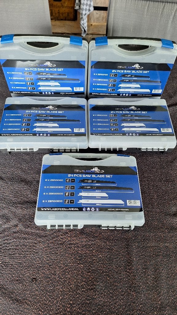Labor recipro zagen set 24x schrob zagen zaagjes zaagbladen., ., Nieuw, Ophalen of Verzenden, .