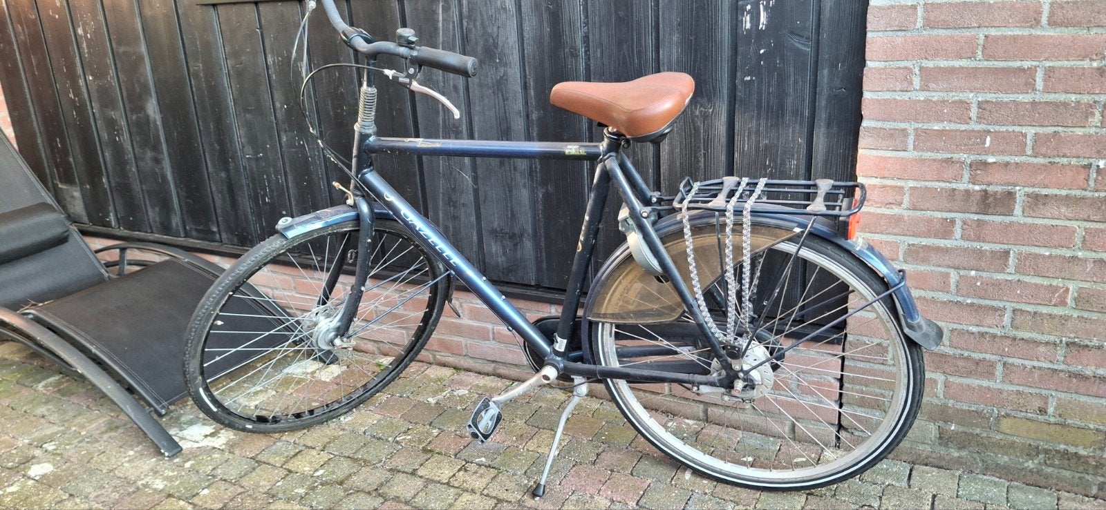 Vintage stadsfiets herenfiets stations fiets Gazelle, Ophalen, Gebruikt, Gazelle, Versnellingen