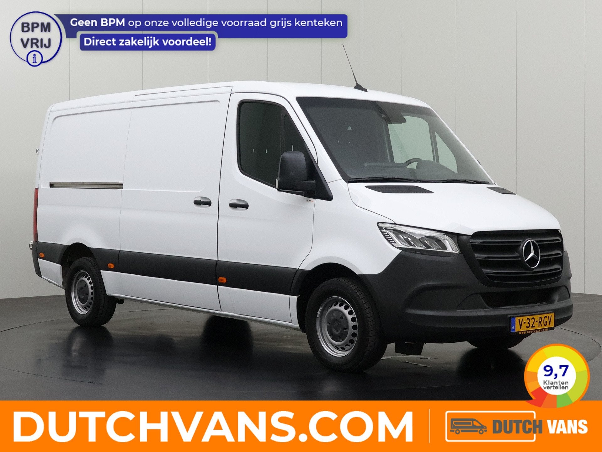 Mercedes-Benz Sprinter 317CDi Automaat L2H1 | LED | Multimed, Automaat, Dealer onderhouden, Gebruikt, 4 cilinders