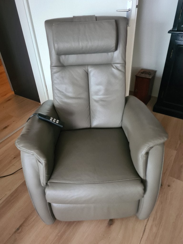 Relaxstoel, Huis en Inrichting, Ophalen, Gebruikt, Minder dan 75 cm, Leer