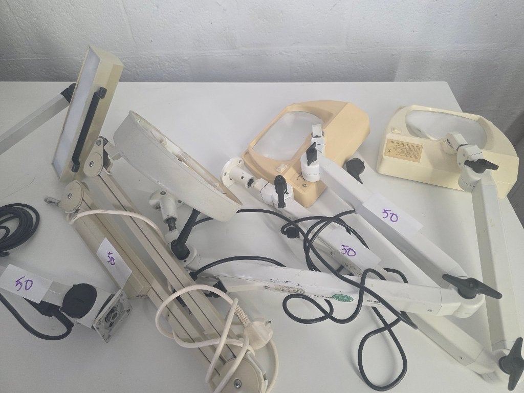 Partij loeplampen, Ophalen of Verzenden, Gebruikt, Vergrootglas of Loep