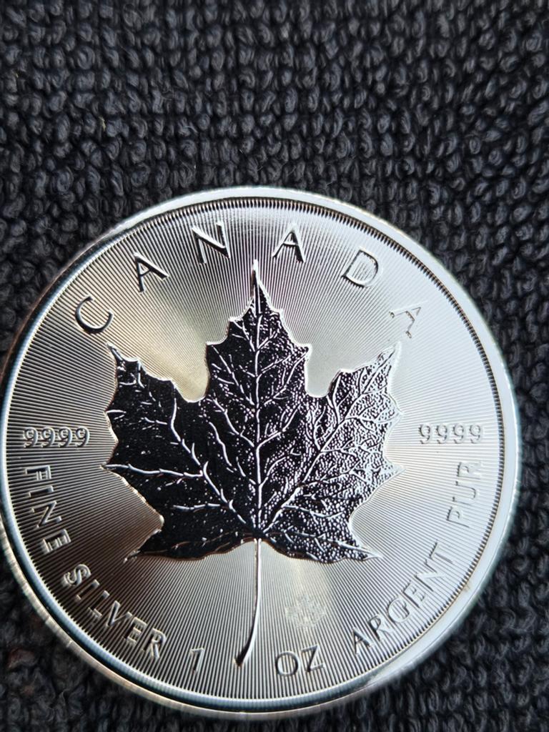 Canadian Maple Leaf 25 x 1 toz, Ophalen of Verzenden, Zilver