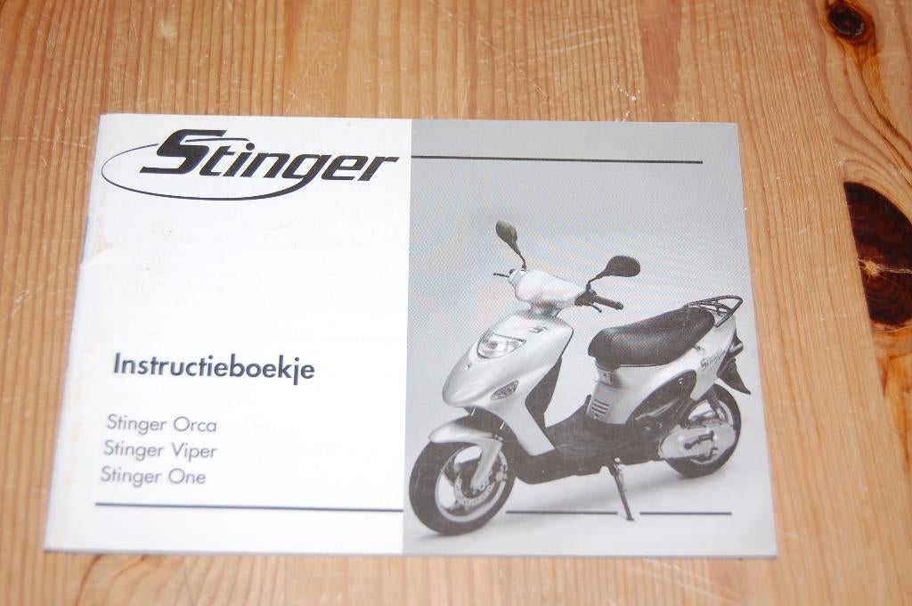 Stinger Orca, Viper en One handleiding, Fietsen en Brommers, Handleidingen en Instructieboekjes, Gebruikt, Ophalen of Verzenden