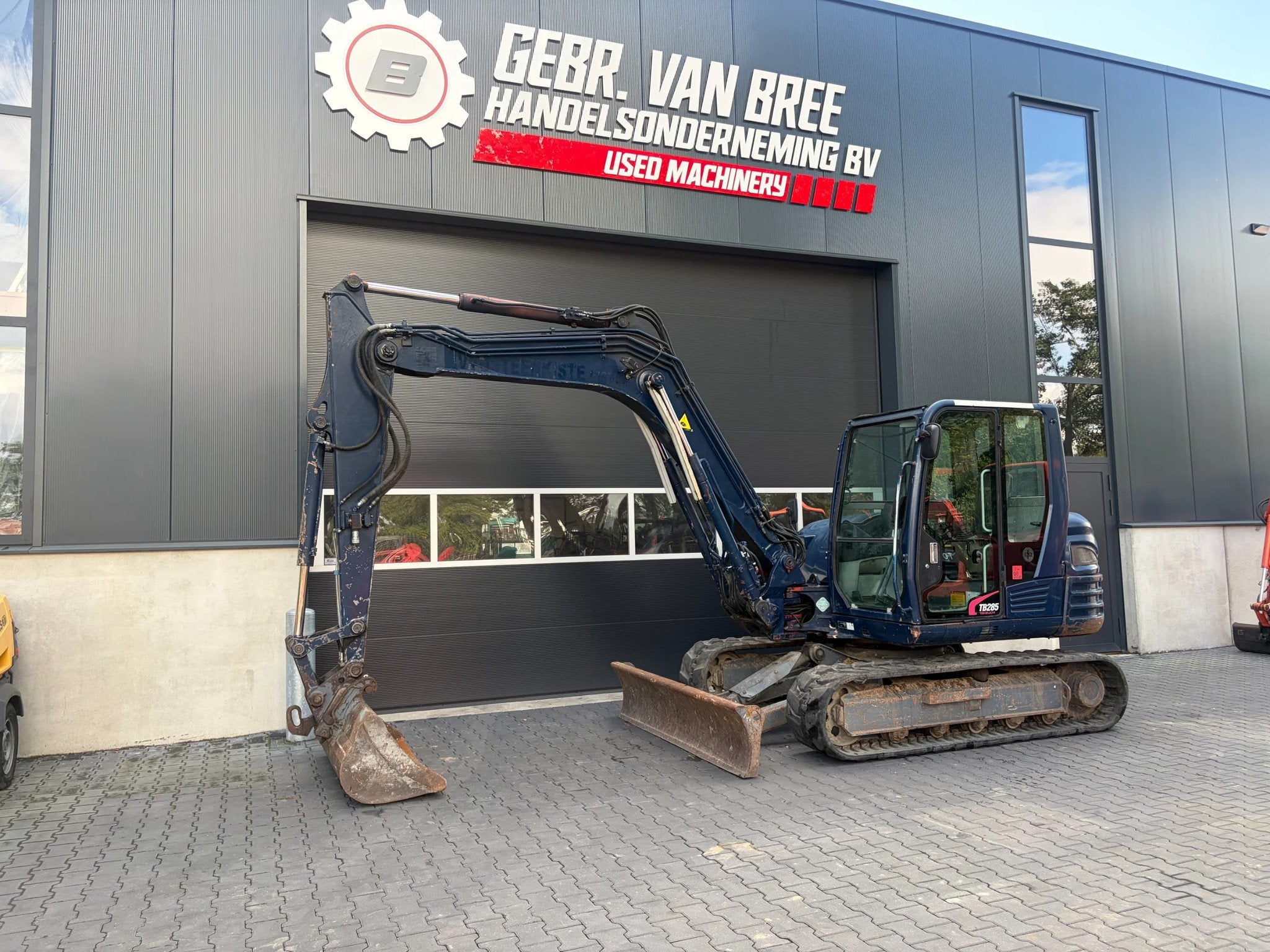 Takeuchi TB285 midigraver/graafmachine (bj 2012), Graafmachine