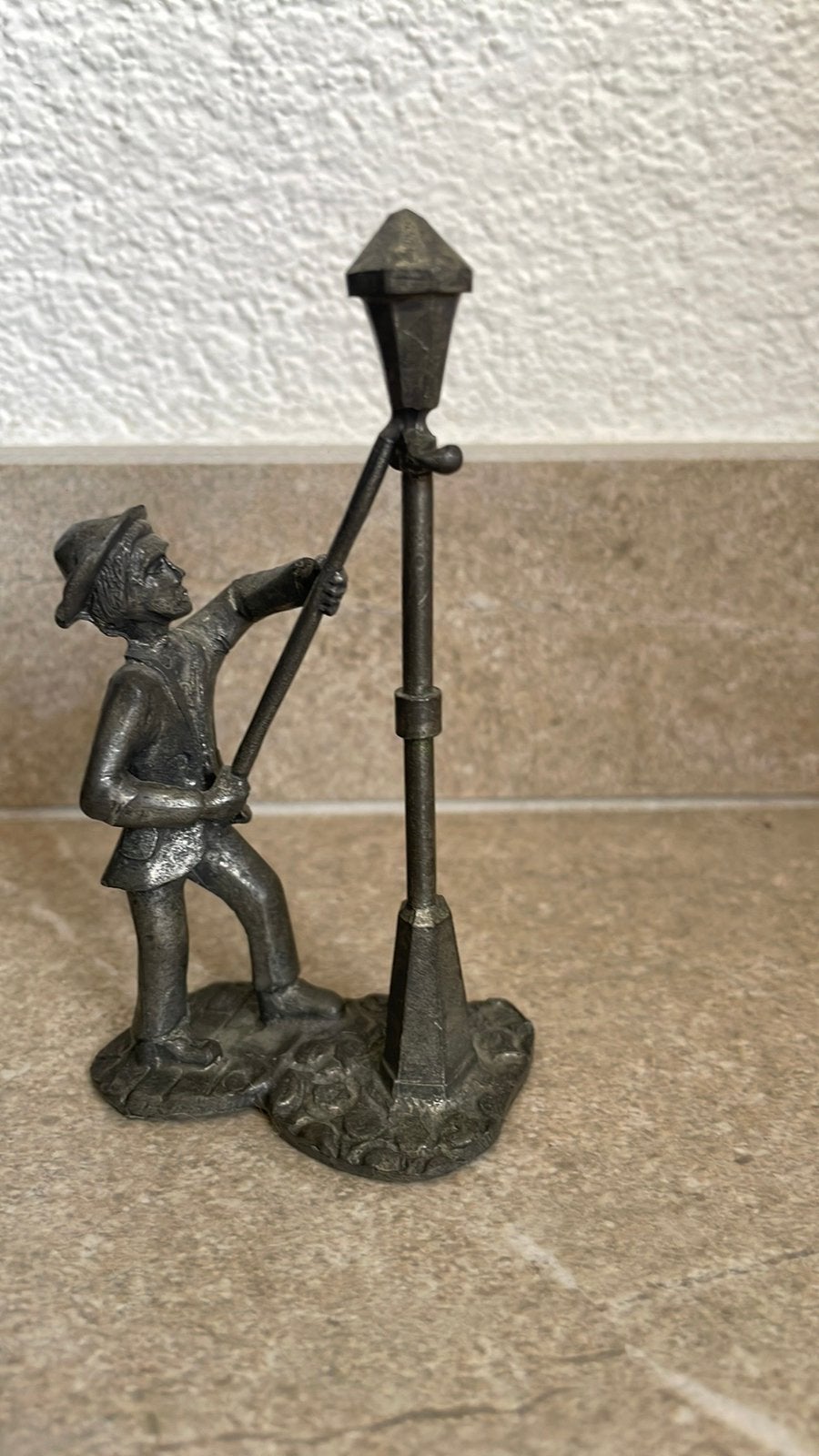 Daalderop tin man met lantaarn, Antiek en Kunst, Ophalen of Verzenden