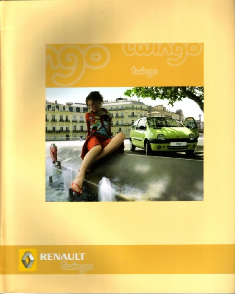 Brochure Renault Twingo 2004, Ophalen of Verzenden, Gelezen, Renault