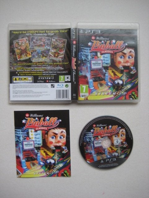 PS3 * Williams Pinball * Playstation 3, Overige genres, 1 speler, Ophalen of Verzenden, Zo goed als nieuw