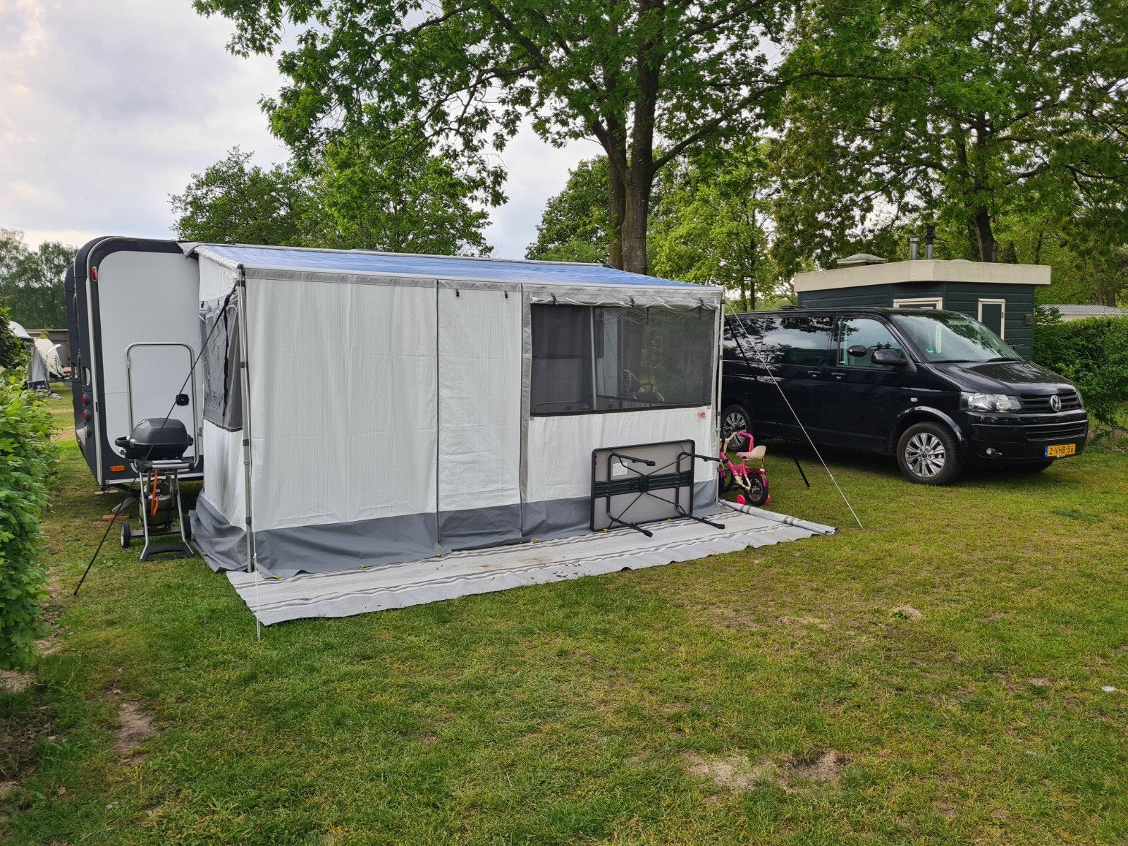 Fiamma caravanstore zip 410 - frame, zij- en voorwanden, Caravans en Kamperen, Tentaccessoires, Ophalen, Gebruikt
