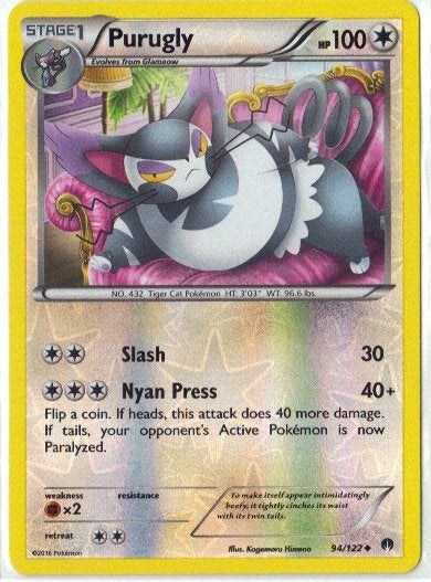 Breakpoint,  Purugly [reverse] 94/122, Verzenden, Nieuw, Losse kaart