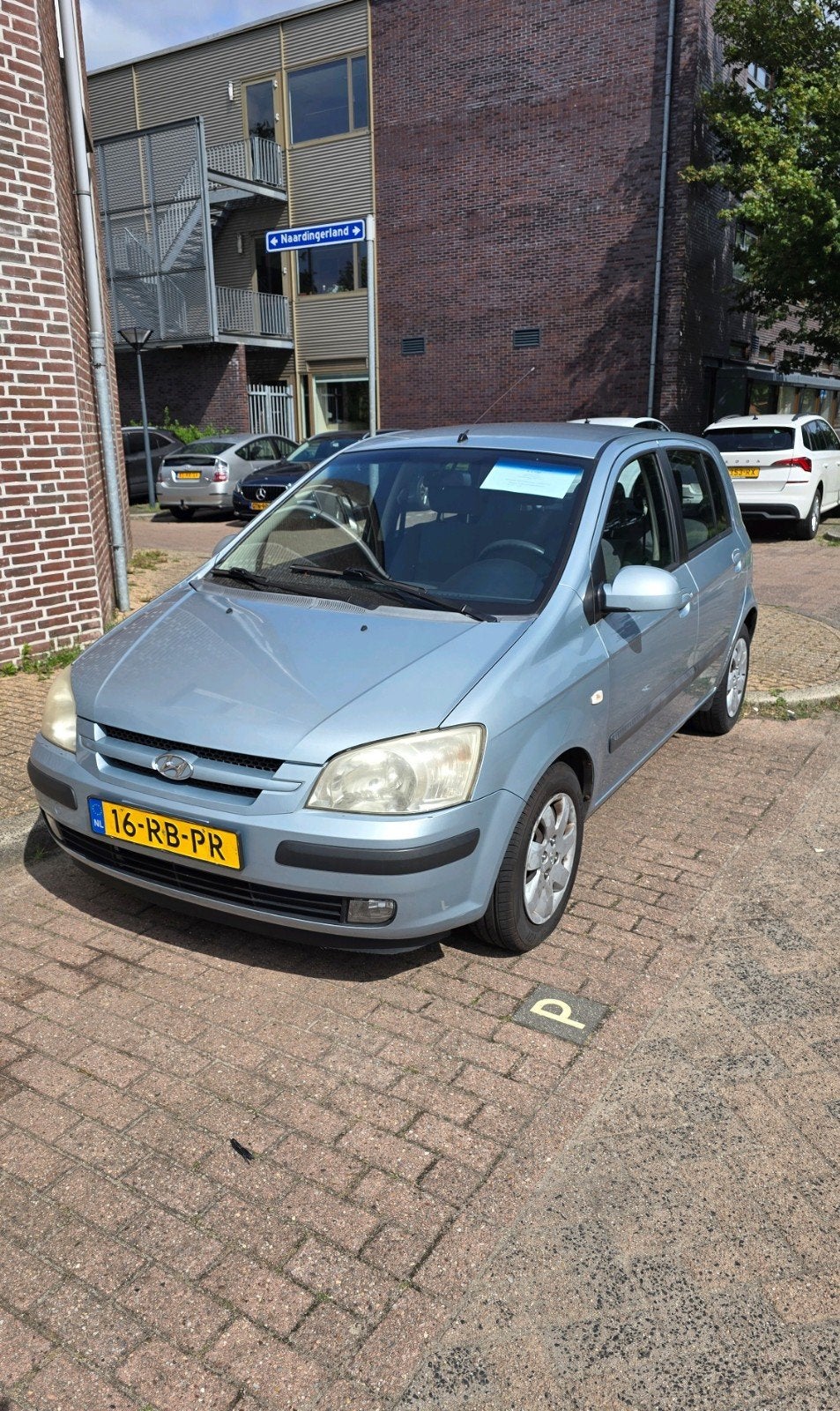 Hyundai Getz 1.6 5DRS 2005 Blauw, Voorwielaandrijving, 40 €/maand, 1599 cc, 4 cilinders