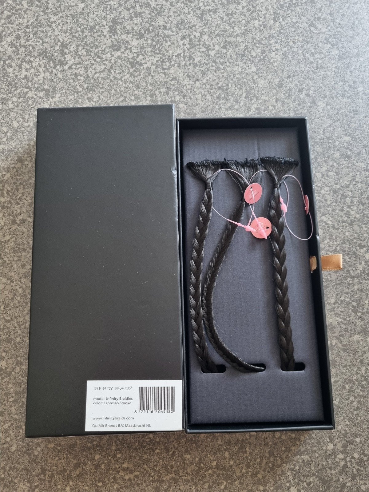 Infinity Braids Espresso Smoke, Ophalen of Verzenden, Nieuw, Haarspeld