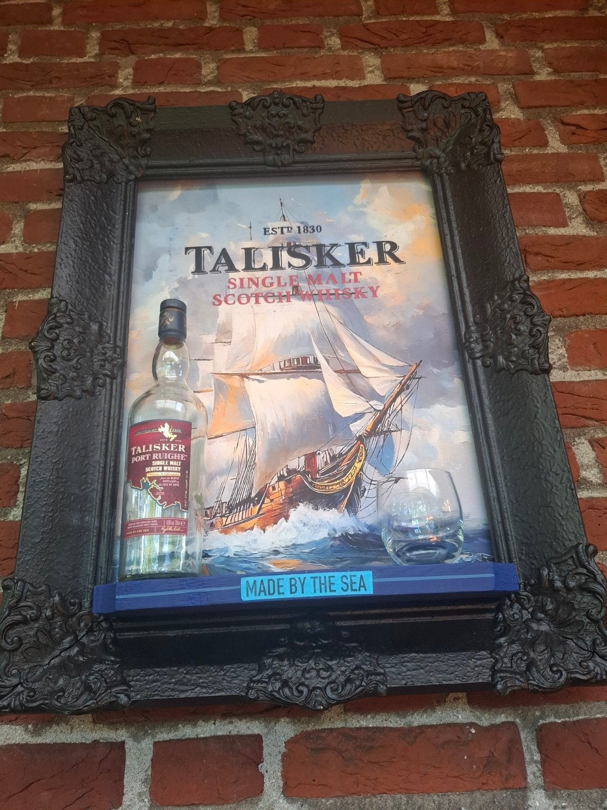 Bar mancave whisky wand deco talisker, Huis en Inrichting, Ophalen of Verzenden