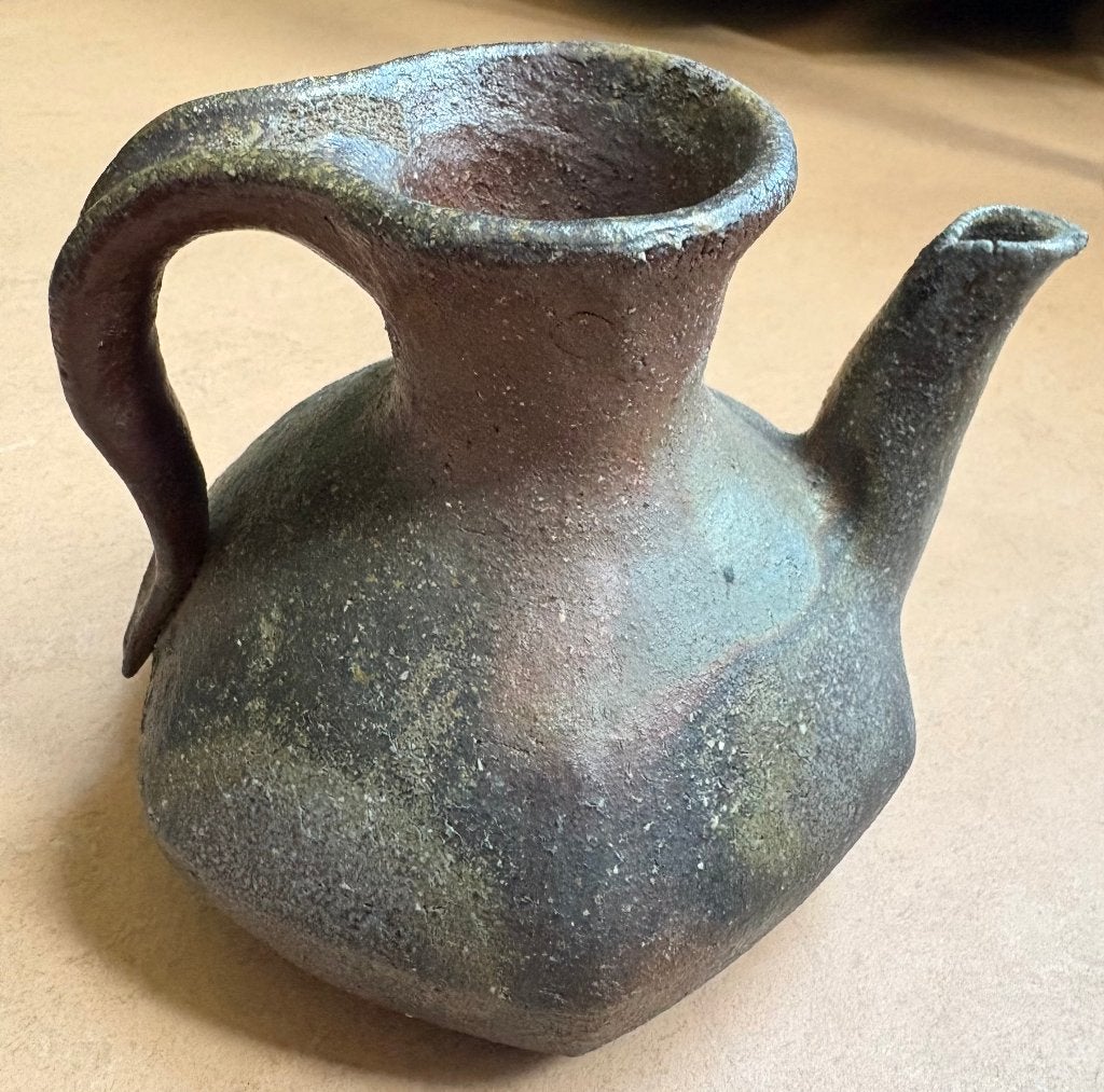 Fraai (oud?) kannetje, zeshoekig, Antiek en Kunst, Ophalen of Verzenden
