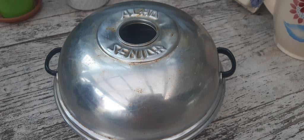 Alho  Senior Wonderpan, bakken zonder oven ideaal vd camping, Ophalen, Gebruikt, Aluminium, Koekenpan of Braadpan