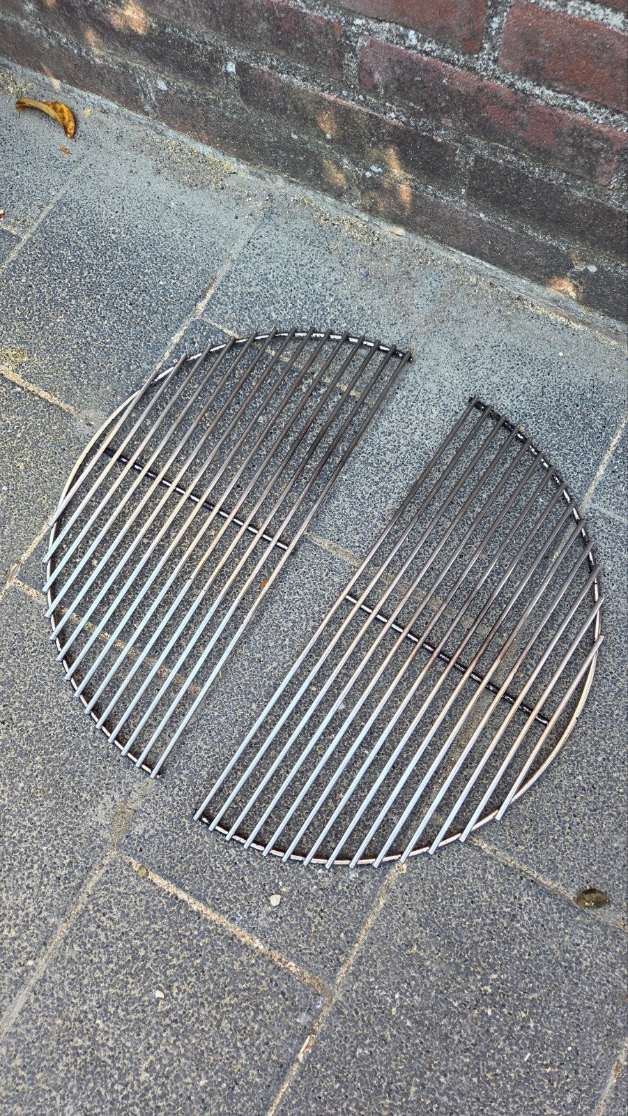 Roestvrijstalen grillroosters (2 stuks) voor barbecue, Ophalen of Verzenden, Gebruikt, Onbekend