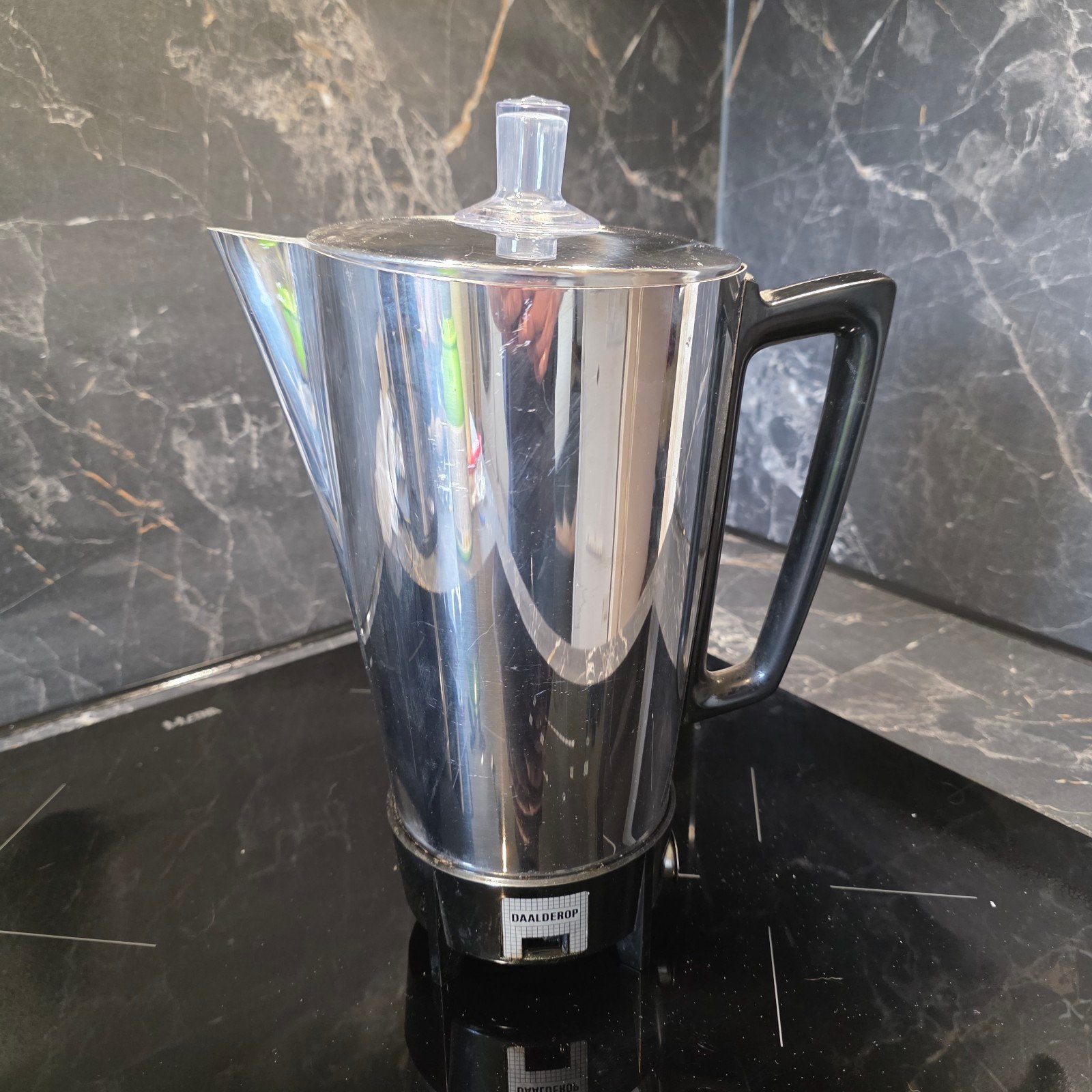 Vintage Daalderop Koffie percolator - RVS, Ophalen, Gebruikt, Overige modellen, Gemalen koffie