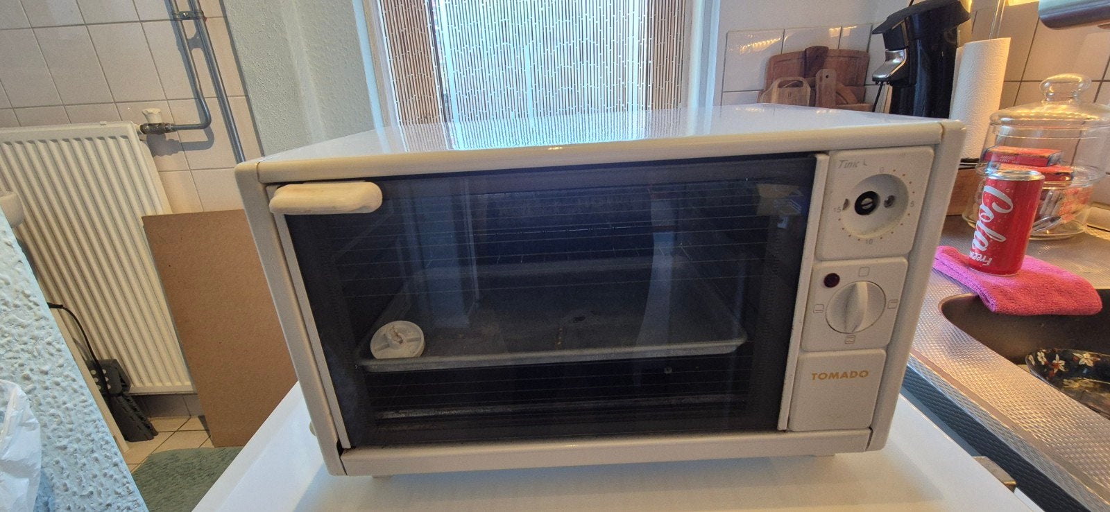 Tomado Mini-oven - Knopje los, Ophalen, Minder dan 45 cm, Minder dan 45 cm, Vrijstaand