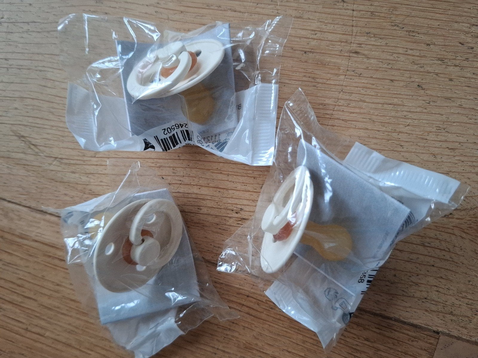 BIBS speen maat 1, Anatomical Ivory, 3 stuks, Ophalen of Verzenden