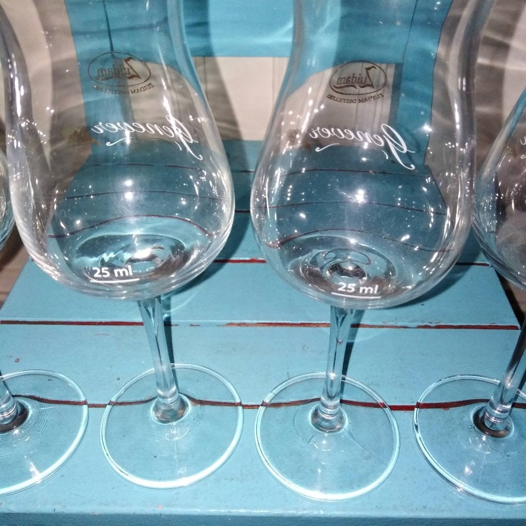 Zuidam genever glaasjes 4 stuks, Verzamelen, Ophalen, Zo goed als nieuw, Overige typen
