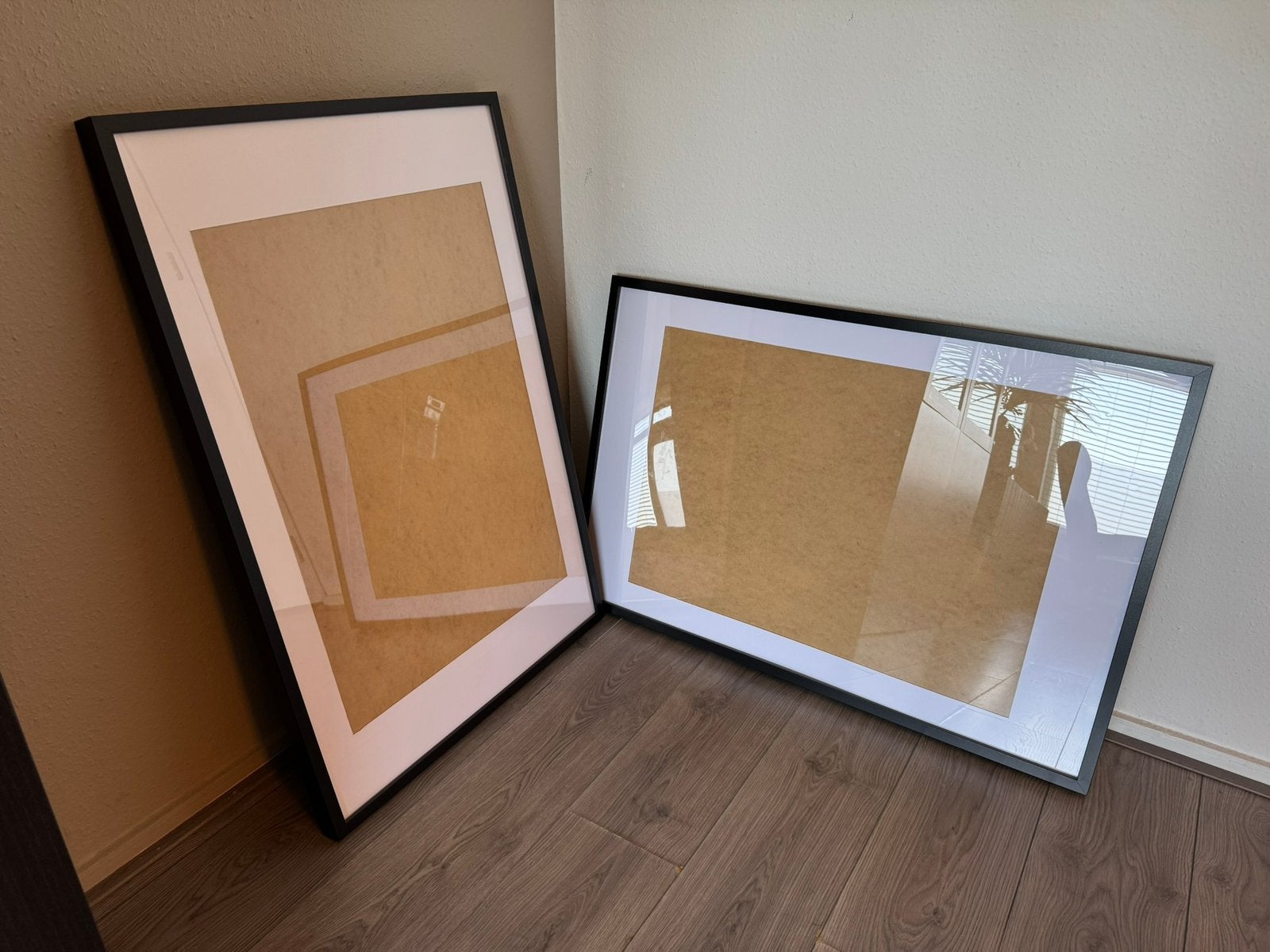 2x IKEA RIBBA fotolijst zwart 61x91 cm, Ophalen, 61 cm, Fotolijst, Met ophangsysteem