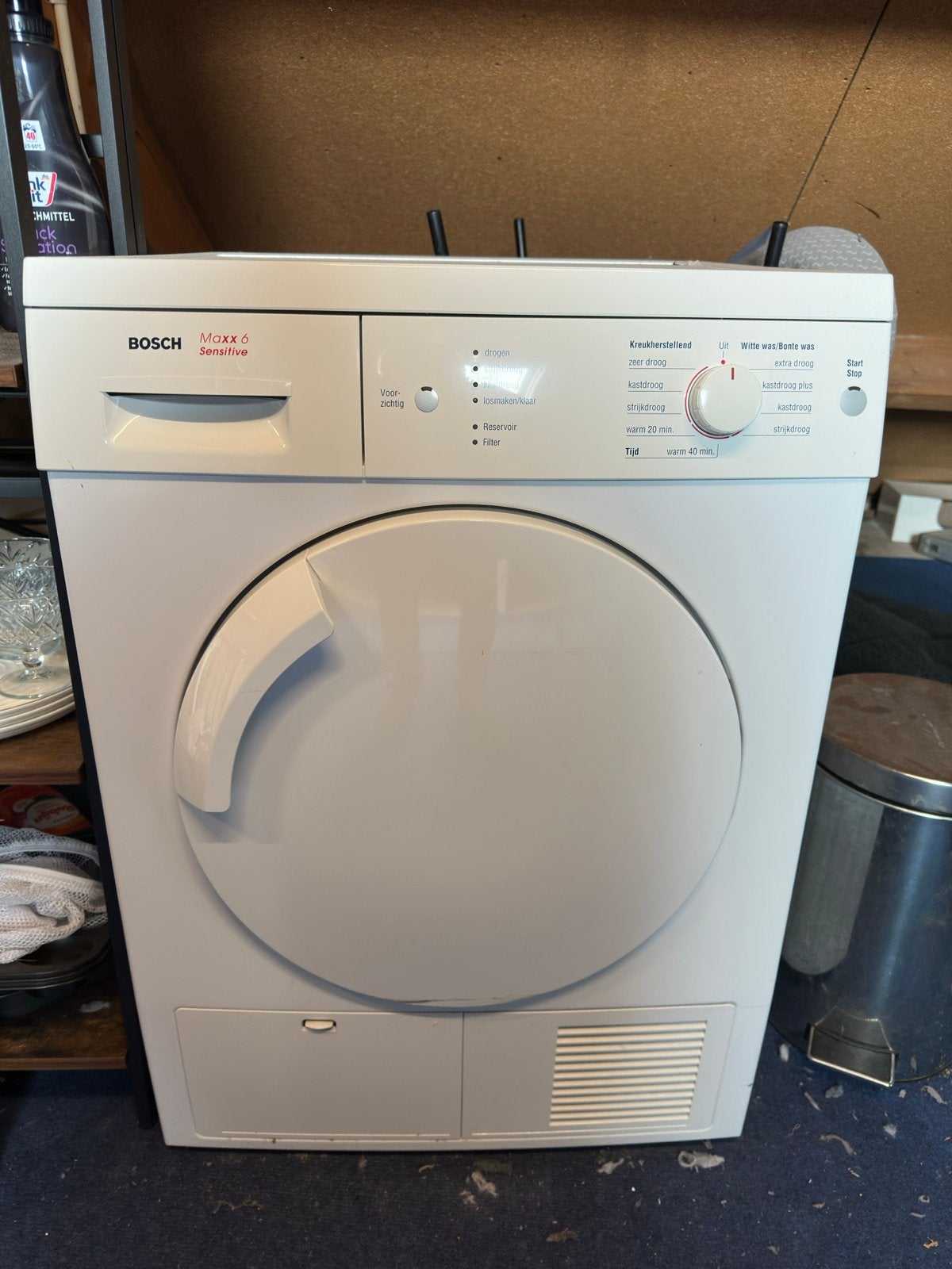 Bosch Maxx 6 Sensitive Condensdroger, Witgoed en Apparatuur, Wasdrogers, Gebruikt, Condens, Voorlader, 6 tot 8 kg, 85 tot 90 cm