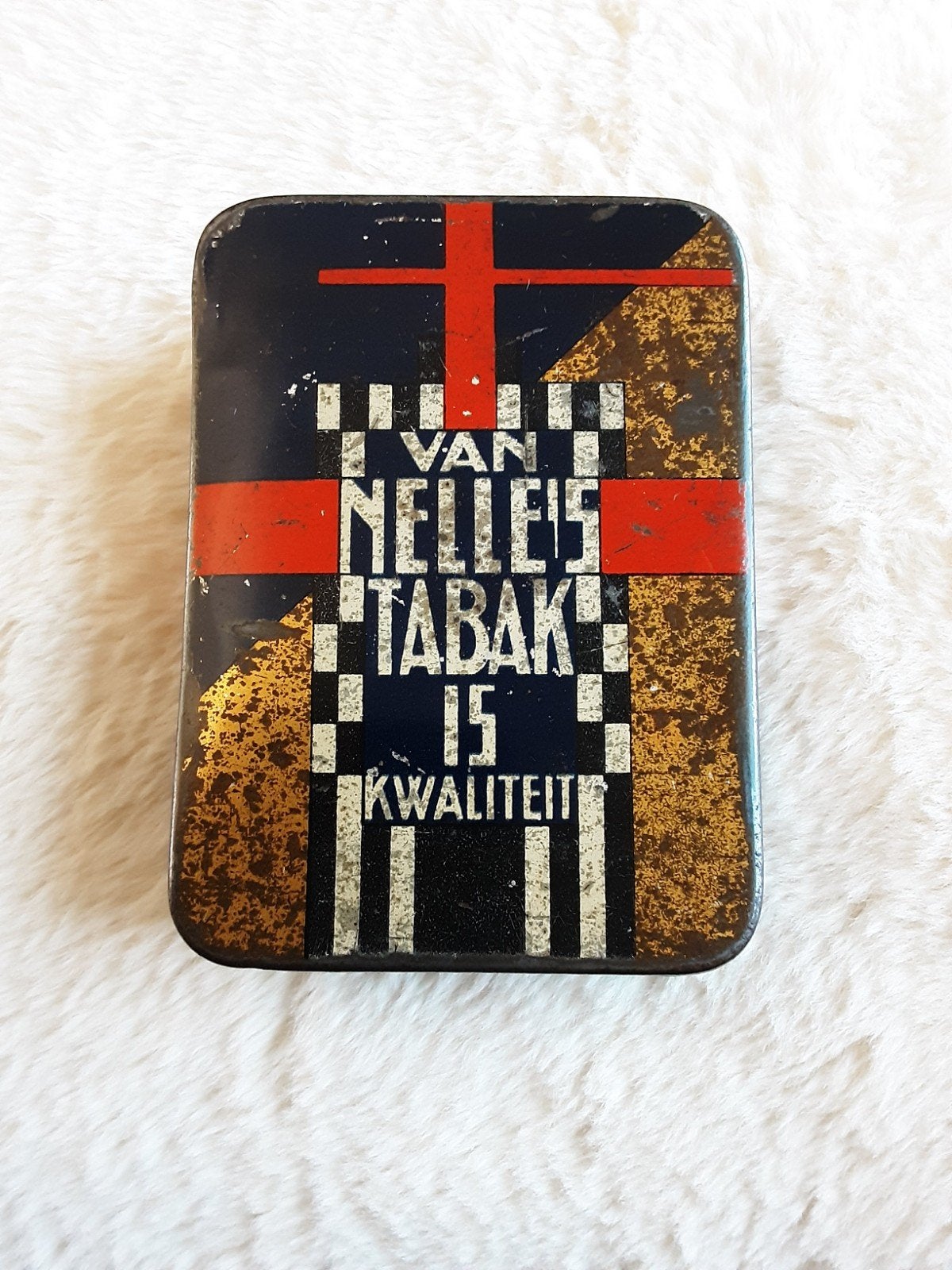 VAN NELLE'S TABAKSBLIKJE. C.A. 1925., Verzamelen, Blikken, Ophalen of Verzenden, Gebruikt, Koffie, Van Nelle