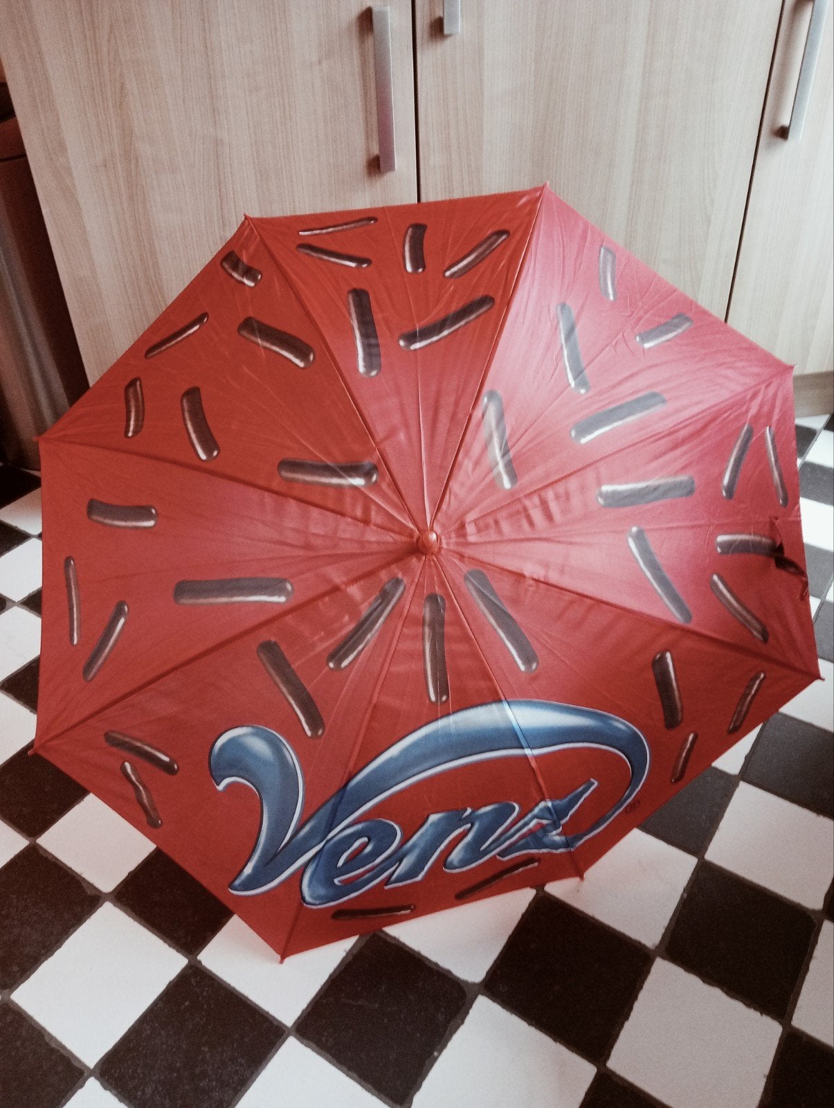 Nieuwe Venz Hagelslag Paraplu - Groot Formaat, Ophalen of Verzenden, Nieuw, Gebruiksvoorwerp
