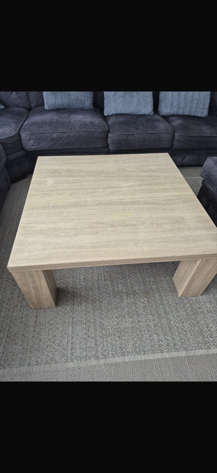Salontafel - past bij eethoek (zie andere advertentie), Ophalen, Gebruikt, Vierkant, 50 tot 100 cm