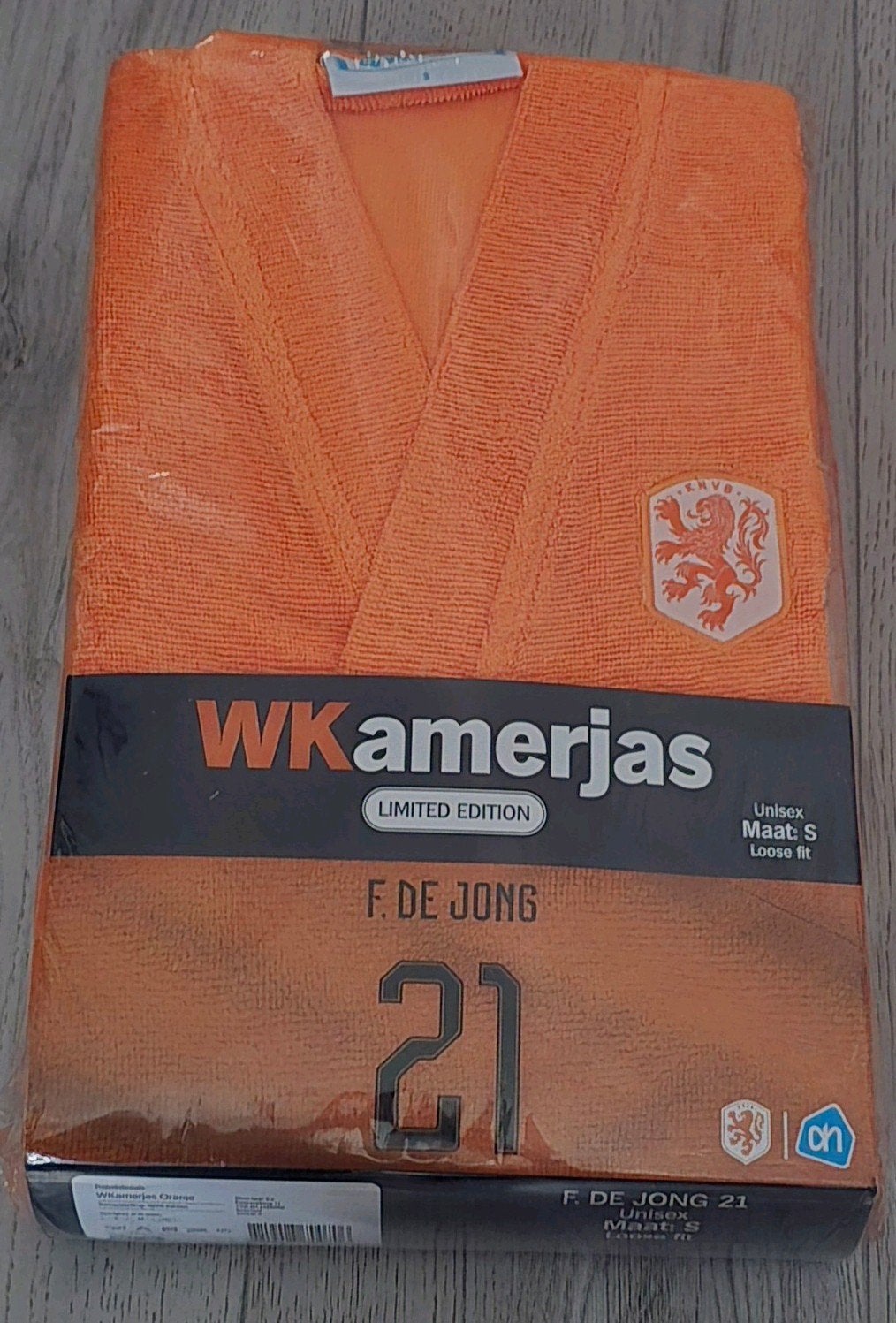 Ah Wk kamerjas wk badjas frenkie de jong, Albert Heijn, Ophalen of Verzenden