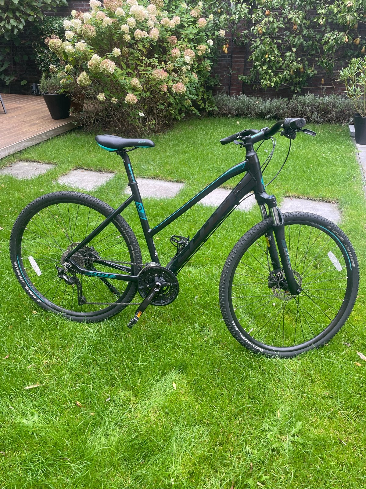 Scott sub cross lady 20 large, Fietsen en Brommers, 56 cm of meer, Zo goed als nieuw, Meer dan 20 versnellingen, Schijfrem